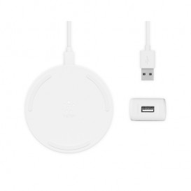 Chargeur sans fil Belkin avec adaptateur secteur 10W - Blanc photo 3