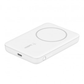 PowerBank Magsafe BELKIN : batterie externe sans fil (2500 mah) - Blanche photo 1