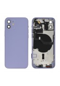 Châssis complet sans connecteur de charge iPhone 12 - Mauve photo 1