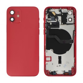 Châssis complet sans connecteur de charge iPhone 12 - Rouge photo 1