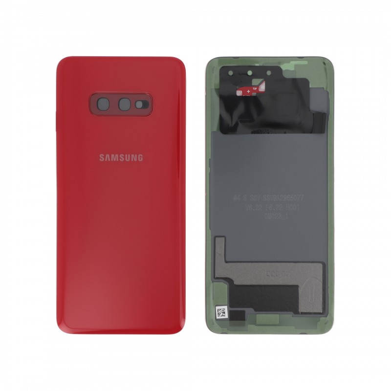 Vitre arrière (Officielle) Samsung Galaxy S10e Rouge photo 1