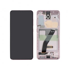 Ecran complet (Officiel) Samsung Galaxy S20 (G980F, G981B) (Sans caméra avant) - Rose photo 1