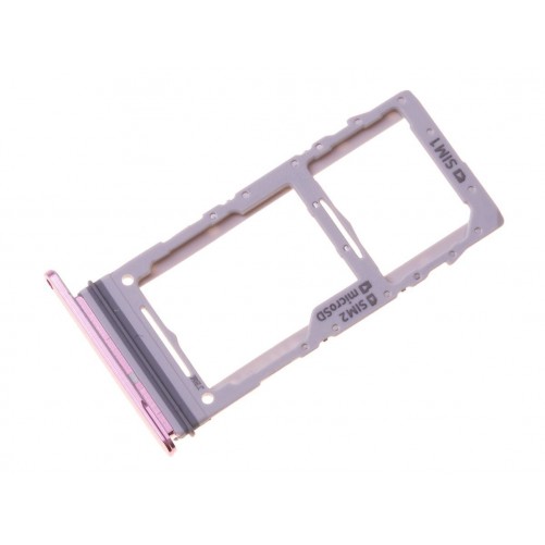 Rack double SIM (Officiel) Samsung SM-G980 Galaxy S20 et S20 5G rose photo 1