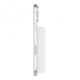 BELKIN batterie externe MagSafe (5 000mAh) avec support - Blanche photo 5