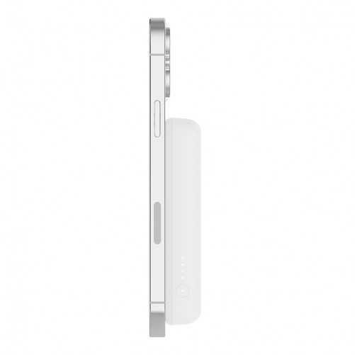 BELKIN batterie externe MagSafe (5 000mAh) avec support - Blanche photo 5