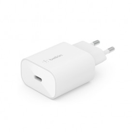 BELKIN chargeur de 25W USB-C câble USB-C - Blanc photo 1