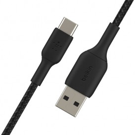 Câble Tressé BELKIN USB-C Noir (3m) - Noir photo 3