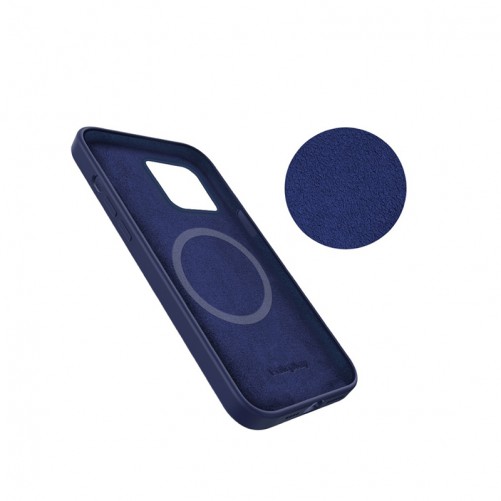 Coque de protection silicone iPhone 12 Mini - marine photo 3