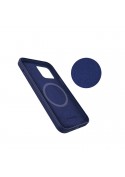 Coque de protection silicone iPhone 12 Mini - marine photo 3
