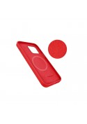 Coque de protection silicone MagSafe iPhone 12 Mini - rouge photo 3