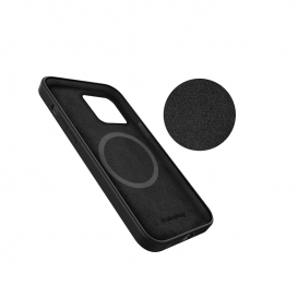 Coque de protection silicone MagSafe iPhone 12 Mini - noire photo 4