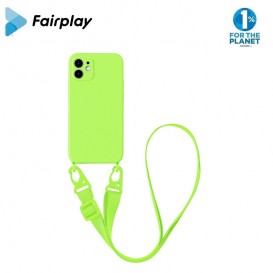 Coque avec lanières iPhone 14+ - couleur citron vert photo 1