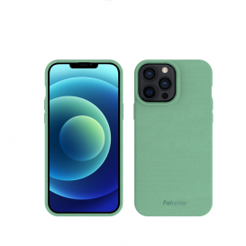 Coque de protection biodégradable iPhone XR - Verte photo 3