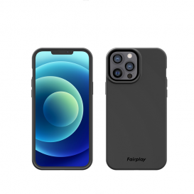 Coque de protection biodégradable iPhone X et XS - Noire photo 4