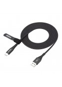 Cable de charge USB C (2m) tressé (noir) photo 3