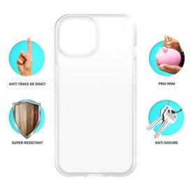 Coque transparente pour Samsung Galaxy A15 photo 1