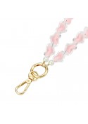 Bijou tour de poignet (30cm) Perles Coeurs Roses photo 2