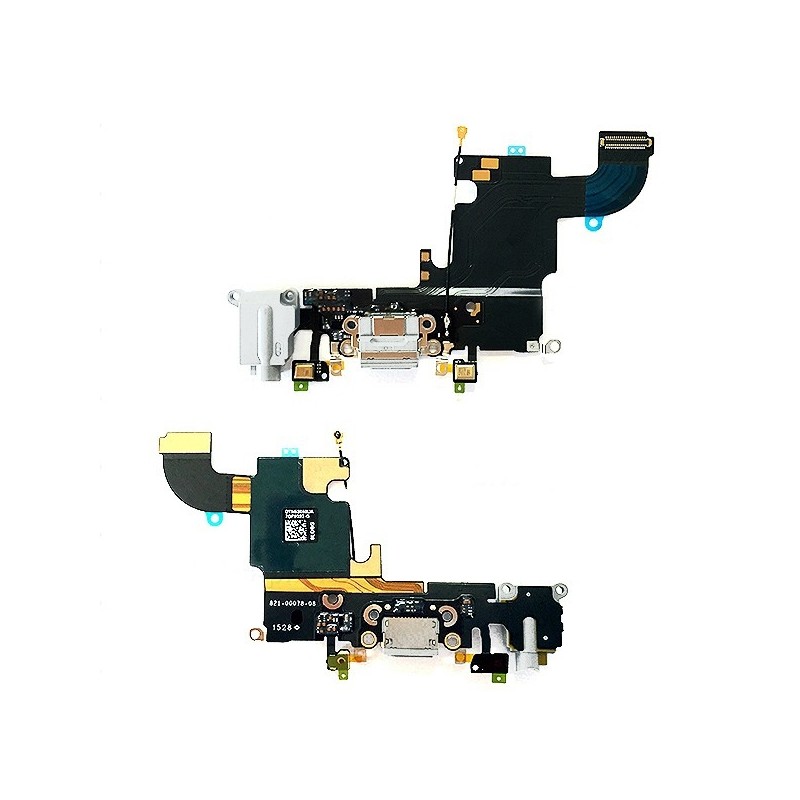Connecteur de charge, jack et micros (Reconditionné) iPhone 6S - blanc photo 1
