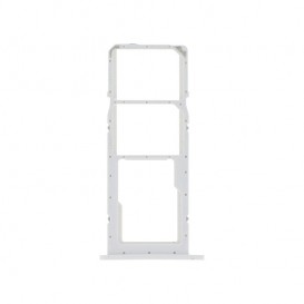 Rack SIM et micro SD  Samsung Galaxy A02S Blanc photo 1