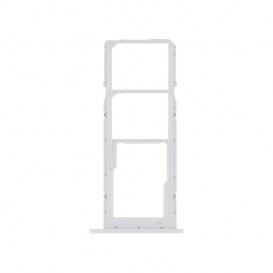 Rack SIM et micro SD  Samsung Galaxy A02S Blanc photo 1