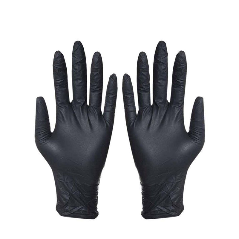 Lot de 100 gants en silicone (taille XL) - noirs photo 1