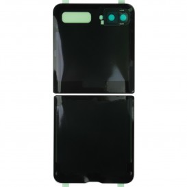 Vitre arrière inférieure - Samsung Galaxy Z Flip - Noir photo 1