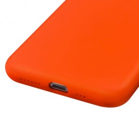 Coque silicone intérieur microfibres (rouge de mars) - Samsung Galaxy A35 5G photo 3
