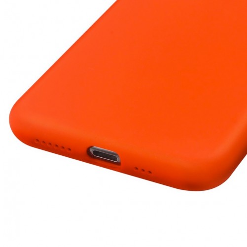 Coque silicone intérieur microfibres (rouge de mars) - Samsung Galaxy A35 5G photo 3