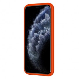 Coque silicone intérieur microfibres (rouge de mars) - Samsung Galaxy A35 5G photo 4