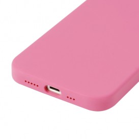 Coque silicone intérieur microfibres (rose pastel) - Samsung Galaxy A55 5G photo 1