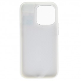 Coque photo blanche personnalisable E-Ink pour iPhone 14_photo1