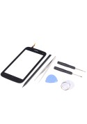 Kit de réparation VItre Tactile Noire - Wiko Cink King