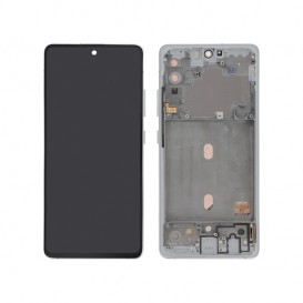 Bloc écran (Officiel reconditionné) châssis inclus - Galaxy A51 5G (A516B) Blanc photo 1