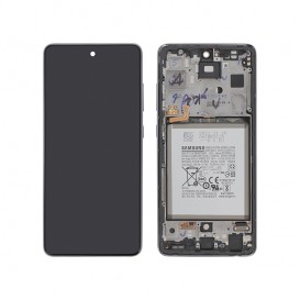 Bloc écran avec batterie (Officiel) Galaxy A52S 5G (A528B) Noir photo 1