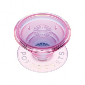 PopSockets Poignée téléphone - Pink Iridescent Translucent photo 1