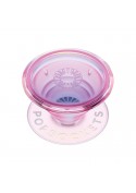 PopSockets Poignée téléphone - Pink Iridescent Translucent photo 1