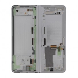 Bloc écran Argent avec châssis pour Samsung Galaxy Z Fold 3 5G_photo1