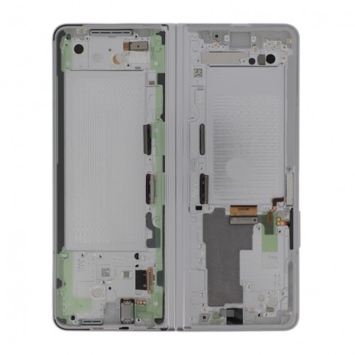 Bloc écran Argent avec châssis pour Samsung Galaxy Z Fold 3 5G_photo2
