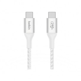 Câble blanc USB-C 240W 1m - Belkin photo 1