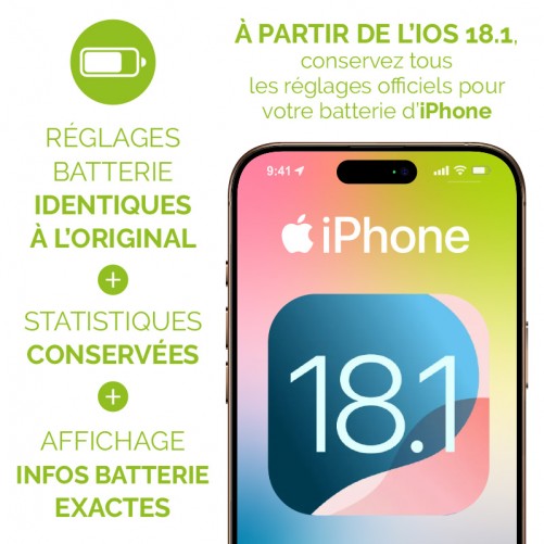 Batterie de qualité OEM - iPhone 15 Pro Max photo3
