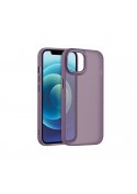 Housse effet satin mat transparent Violet Sombre - iPhone 14 Pro Max photo 1