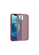 Housse effet satin mat transparent Rouge Bordeaux - iPhone 15 Pro Max photo 1