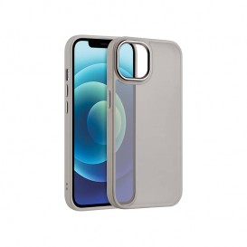 Housse effet satin mat transparent Titane Gris - iPhone 16 Plus photo 1