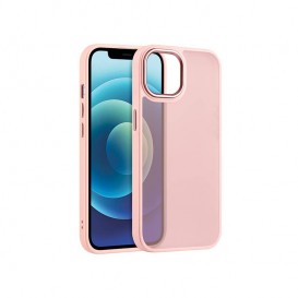 Housse effet satin mat transparent Rose - iPhone 16 Plus photo 1