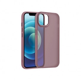 Housse effet satin mat transparent Rouge Bordeaux - iPhone 16 Plus photo 1