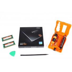 Kit nouvelle vie (SSD Samsung 256 Go + 8 Go RAM SQP + outils)