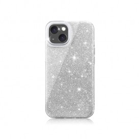 Coque paillettes Argent - iPhone 16 Pro Max photo 1