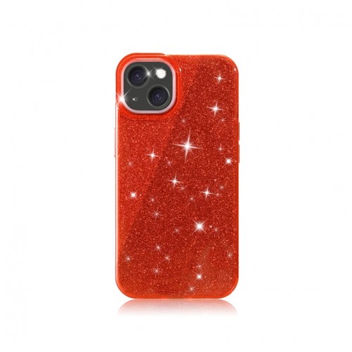 Coque paillettes Rouge - iPhone 16 photo 1