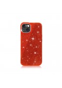 Coque paillettes Rouge - iPhone 16 photo 1