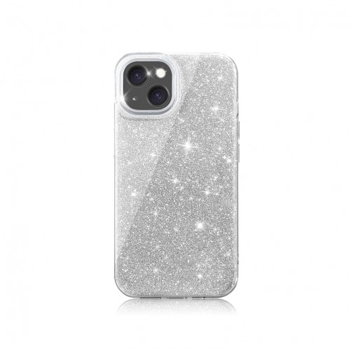 Coque paillettes Argent - iPhone 16 photo 1